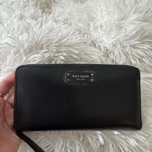Kate Spade Black Leather Wallet
